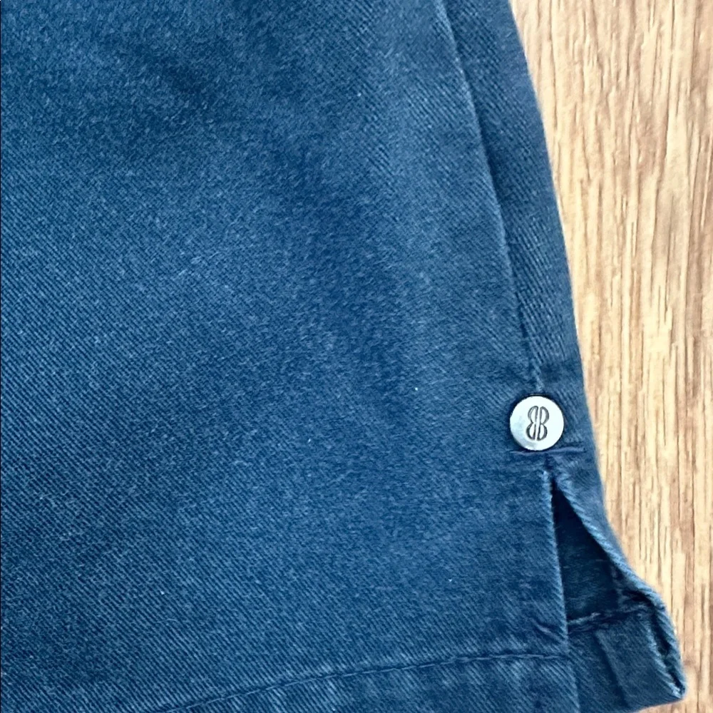Vintage Bill Blass 100% Cotton Navy Shorts‎